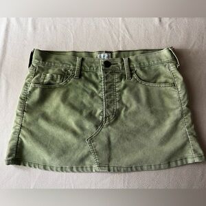 Vintage Levi’s Corduroy Mini Skirt White Tab Cool Details Sz 29